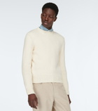 Ralph Lauren Purple Label - Mockneck cotton-blend sweater