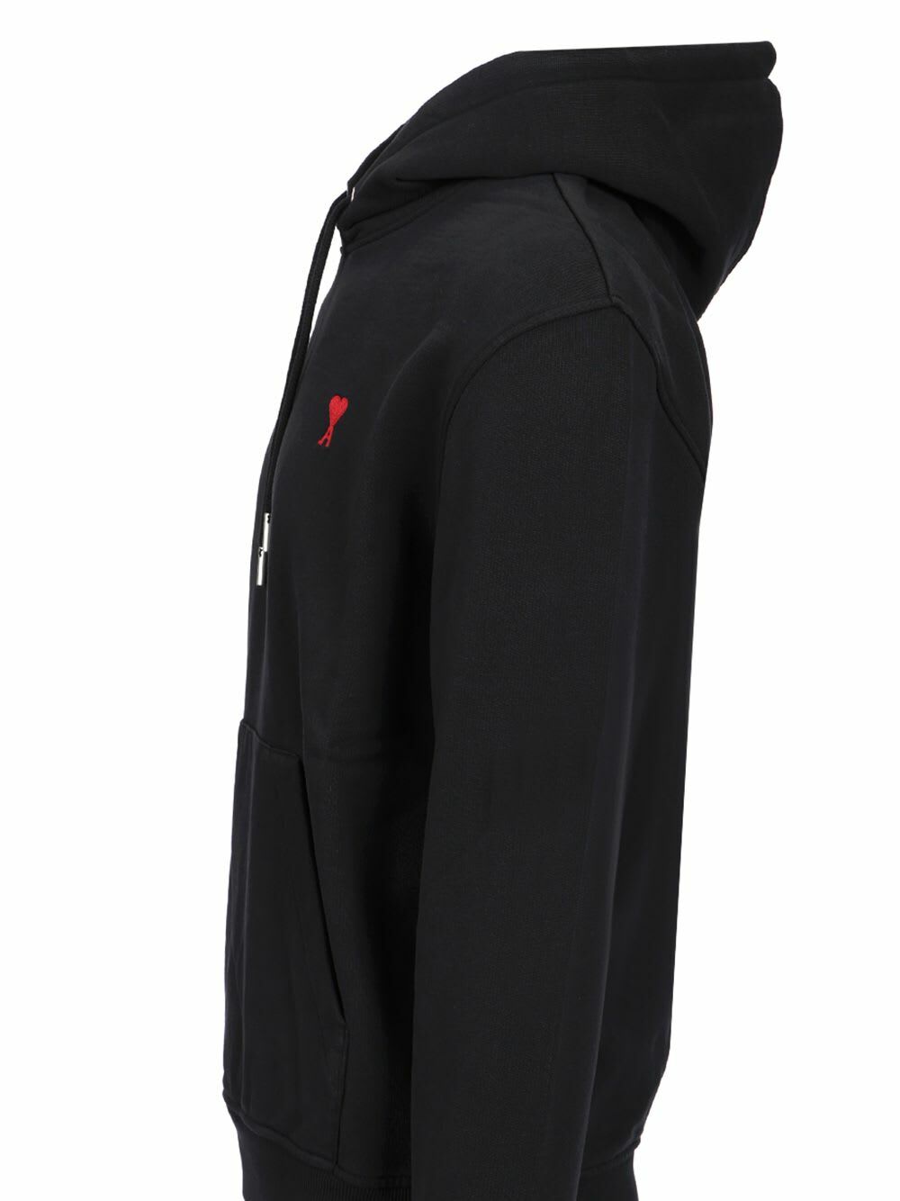 Ami Alexandre Mattiussi Ami De Coeur Hoodie Black