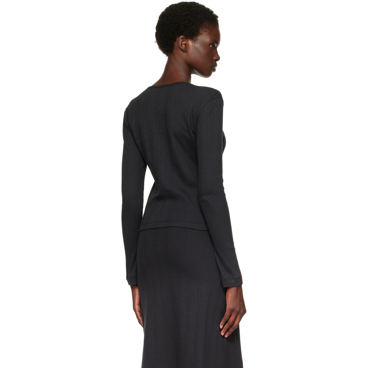 Cou Cou Black 'The Cardigan' Cardigan