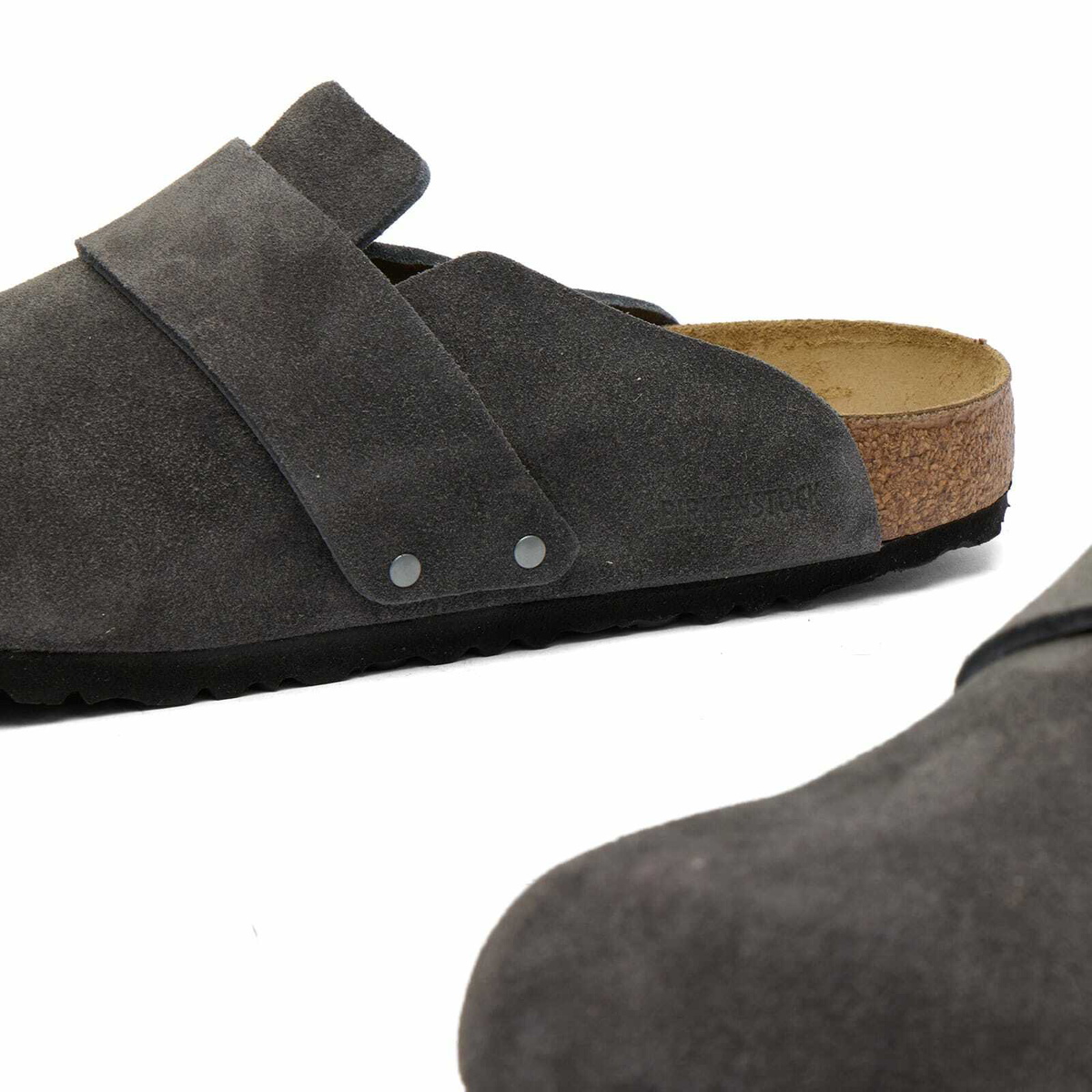 Birkenstock Men's Loma - END. Exclusive in Charcoal Suede