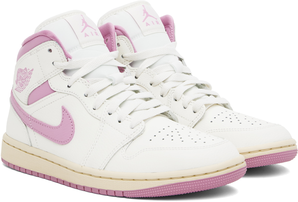 公式サイト - ハイブランドの新作が続々登場 Nike Jordan Nike Sneakers Mid 1 Jordan Air White & Pink 靴