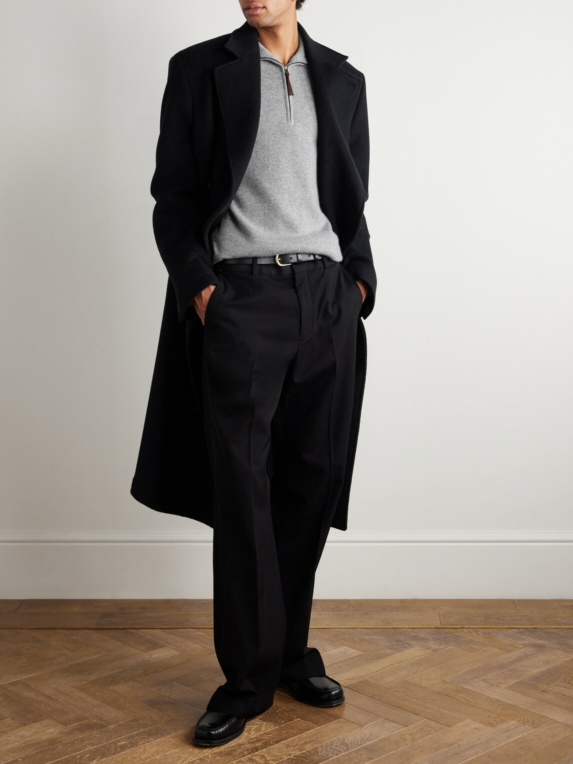 Sid Mashburn - Cashmere Half-Zip Sweater - Gray
