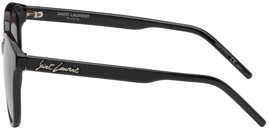 Saint Laurent Black SL 317 Oval Sunglasses Saint Laurent