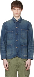 RRL Blue Torrington Engineer Denim Jacket