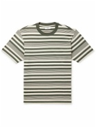 NN07 - Adam 3461 Striped Stretch Modal and Cotton-Blend Jersey T-Shirt - Green