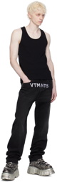 VTMNTS Black Embroidered Tank Top