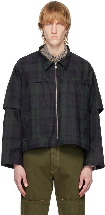 Photo: CARSON WACH Black Check Jacket