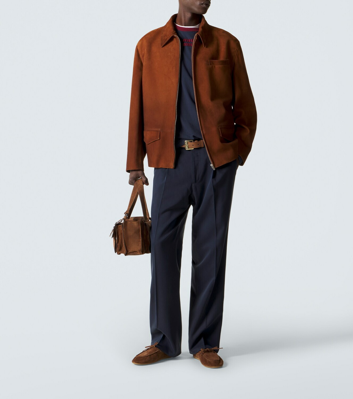 Miu Miu Suede blouson jacket
