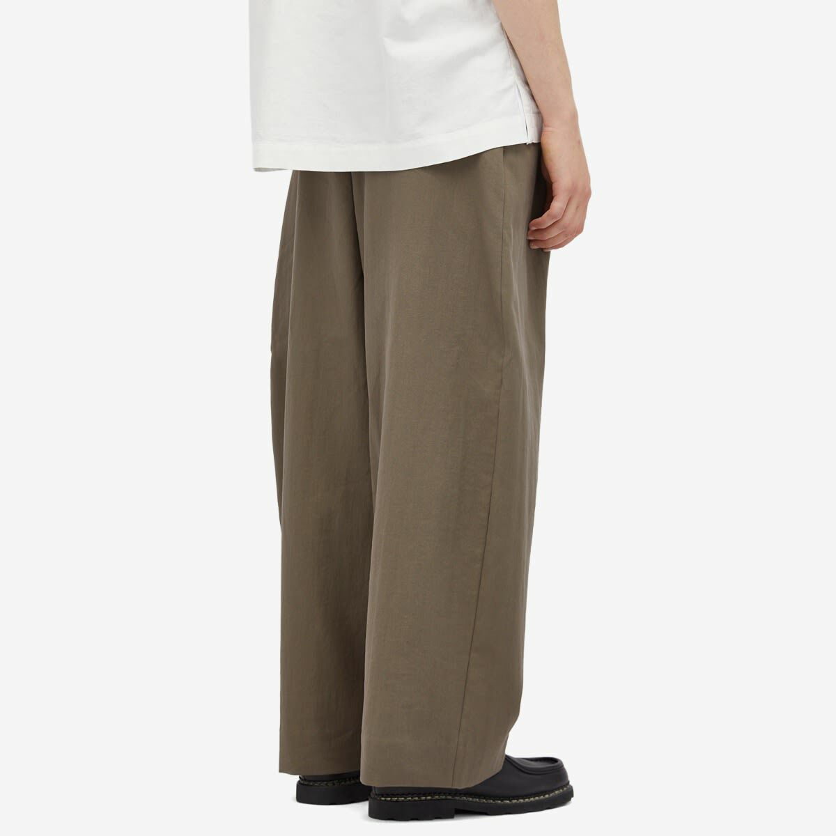 Studio Nicholson Men's Line Double Pleat Volume Pants in