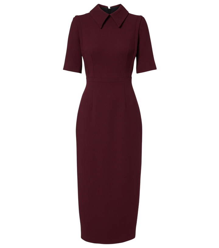 Photo: Emilia Wickstead Valletta wool crêpe midi dress