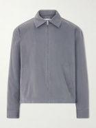 FRAME - Cotton-Blend Trucker Jacket - Gray