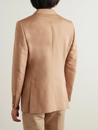 TOM FORD - O'Connor Cotton and Silk-Blend Suit Jacket - Brown