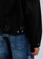 Palm Angels Gothic Logo Denim Jacket