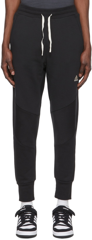 Photo: adidas Originals Black Cotton Lounge Pants