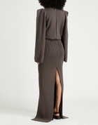 Rick Owens Womens Maxi skirt Taupe