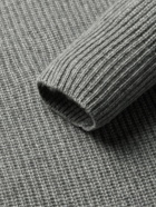 Alex Mill - Jordan Ribbed Brushed-Cashmere Sweater - Gray