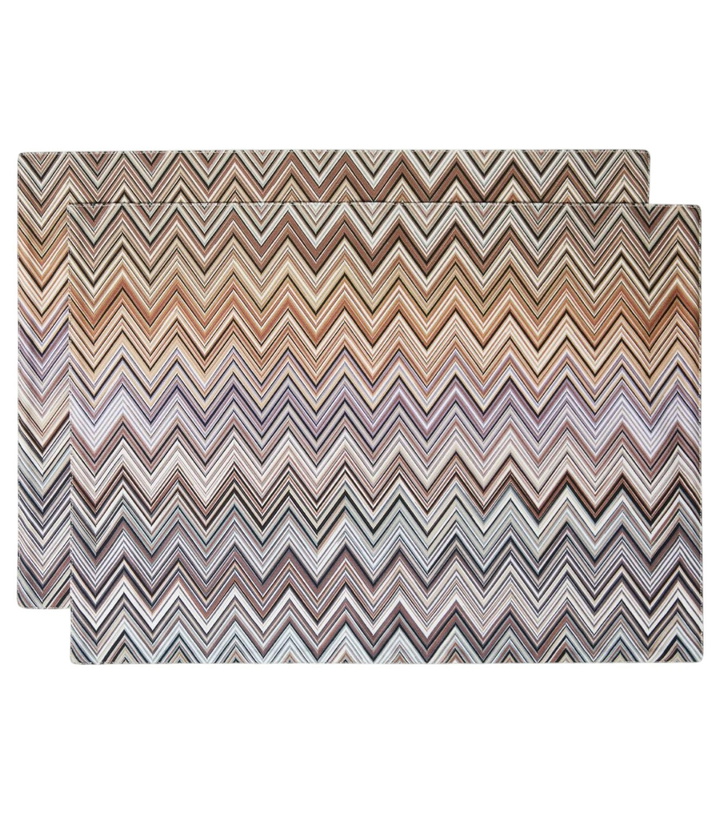 Photo: Missoni Andorra set of 2 cotton placemats