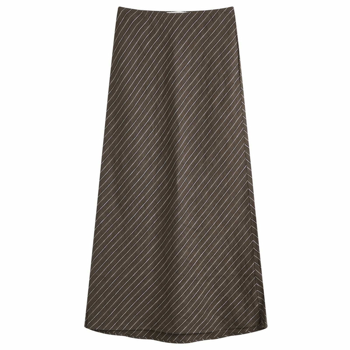 Samsøe Samsøe Women's Saagneta Long Skirt in Beluga Stripe