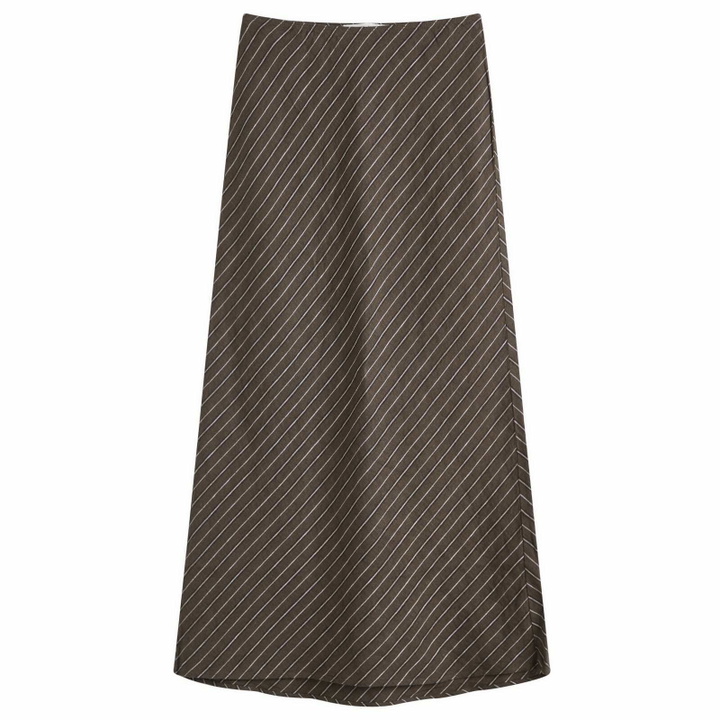 Photo: Samsøe Samsøe Women's Saagneta Long Skirt in Beluga Stripe