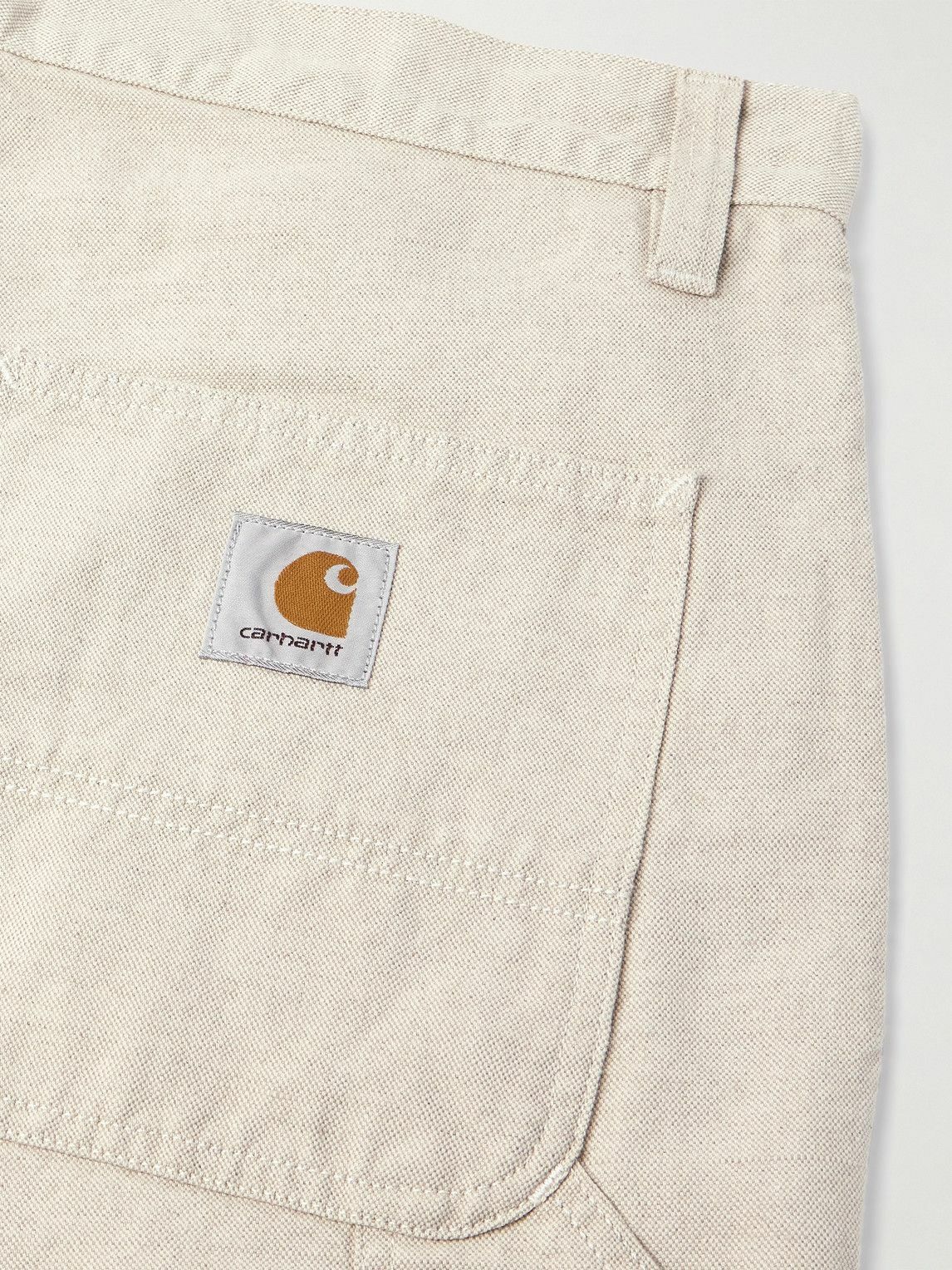 Carhartt WIP - Walter Double Knee Straight-Leg Cotton-Canvas Trousers - Neutrals