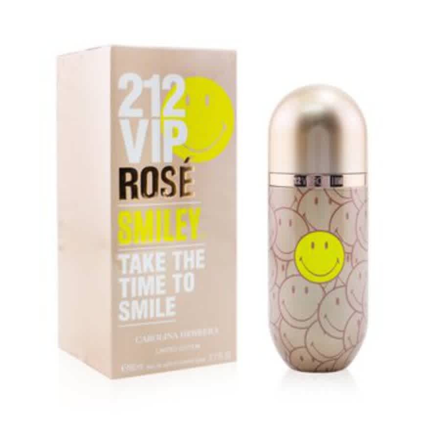 Carolina Herrera Ladies 212 VIP Rose Smiley EDP Spray 2.7 oz Fragrances 8411061026618