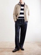 Lardini - Straight-Leg Woven Trousers - Blue
