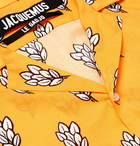 Jacquemus - Camp-Collar Printed Cotton Shirt - Yellow