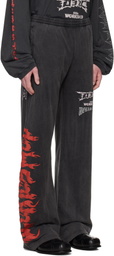 032c Black Telepresence Comfort Sweatpants