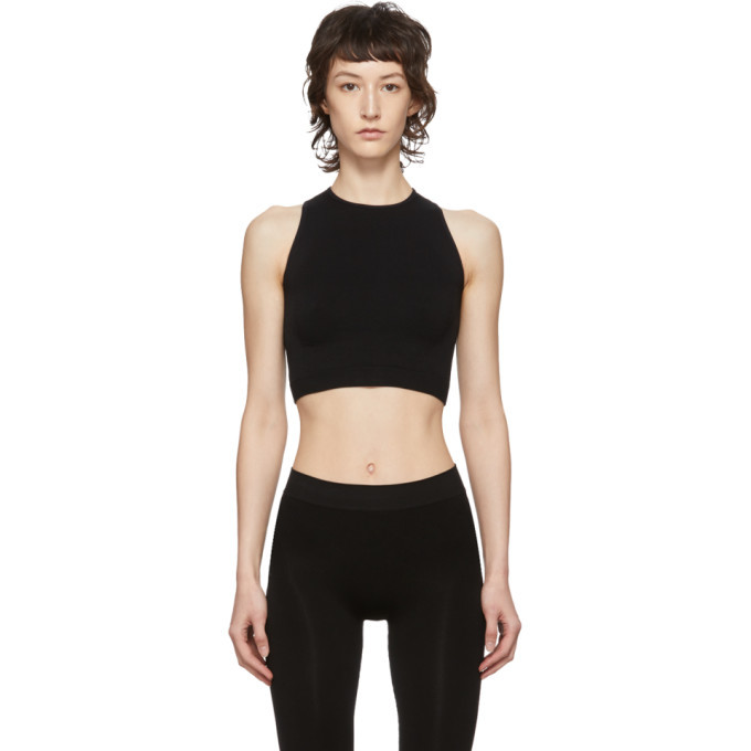 Photo: Rick Owens Black Knit Sports Bra