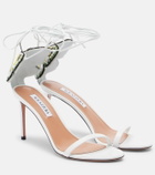 Aquazzura Papillon D'Amour leather sandals