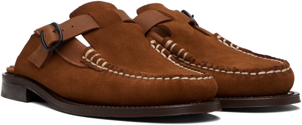 HEREU Brown Barraca Slip-on Loafers