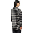 ssstein Black Cotton Oversized LS Shirt