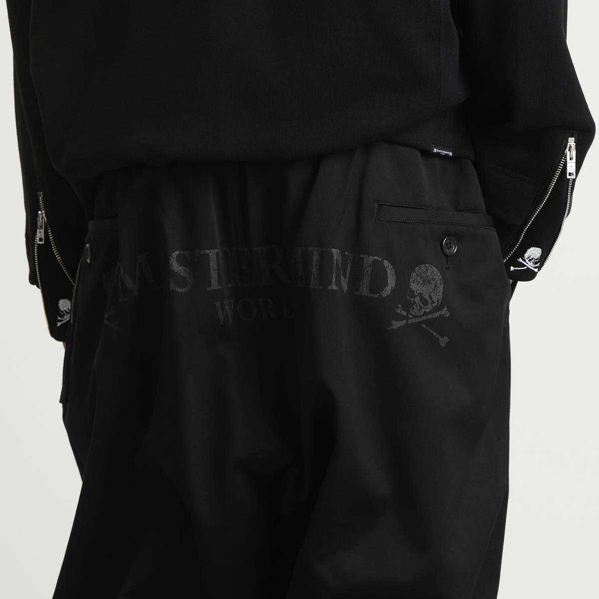 MASTERMIND WORLD Men's Wide Easy Pants in Black