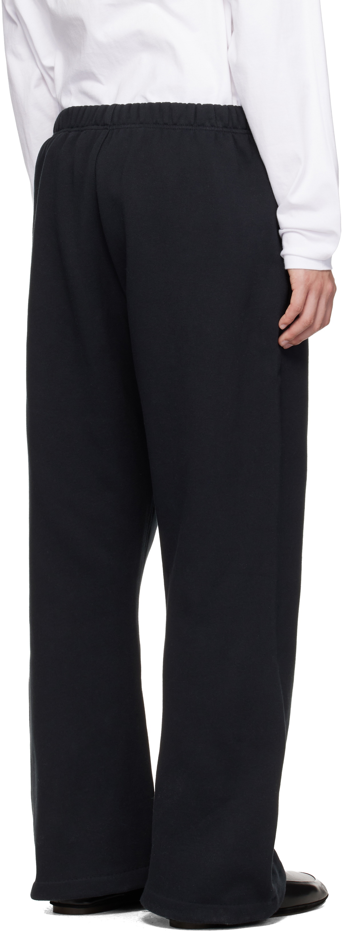 Fear of God ESSENTIALS Black Varsity Flare Sweatpants