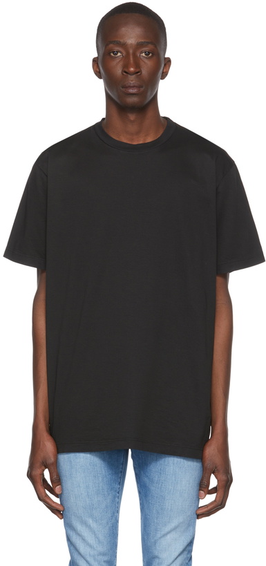 Photo: Dsquared2 Black Cotton T-Shirt