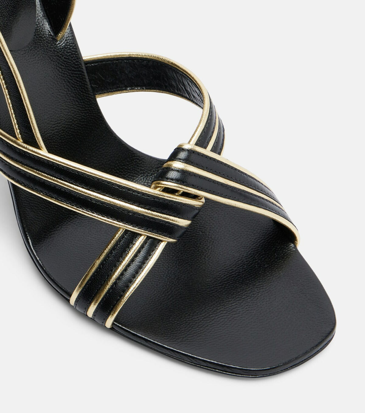 Versace Gianni leather slingback sandals