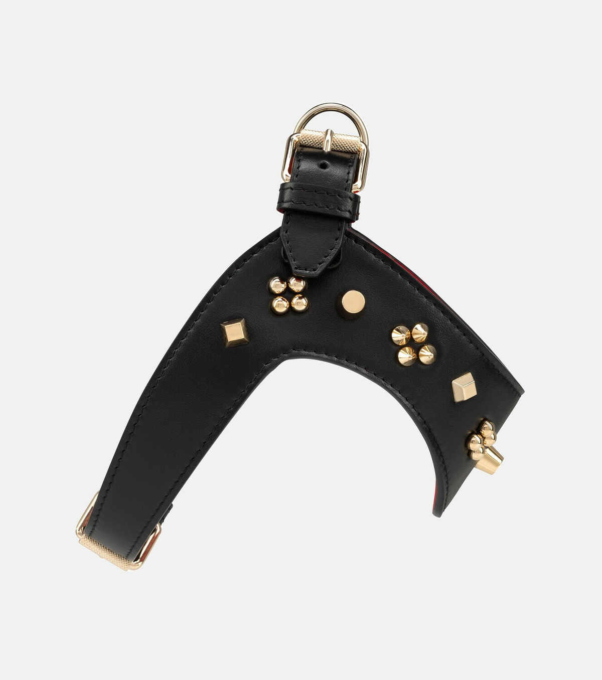Christian Louboutin Loubiharness embellished leather dog harness