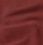 Ermenegildo Zegna - Slim-Fit Cotton-Jersey Polo Shirt - Burgundy