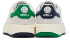 Noah Grey & White adidas Originals Edition Rod Laver Sneakers