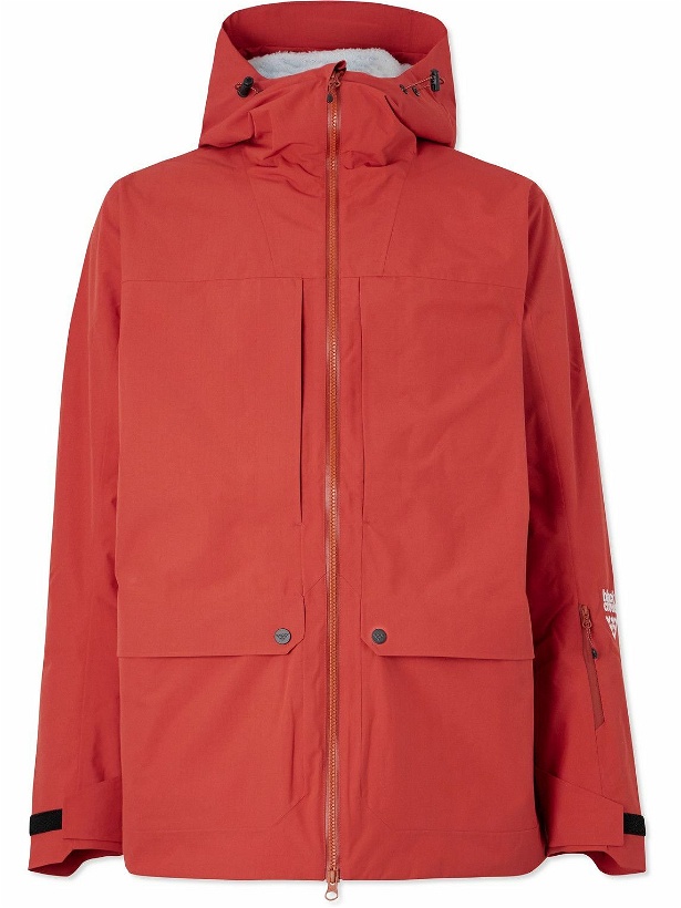 Photo: Black Crows - Ora Body Map Padded 2L Recycled-Ripstop Hooded Ski Jacket - Red