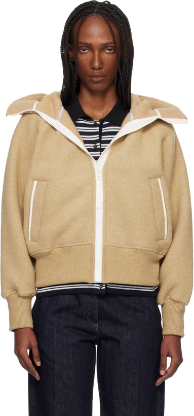 Photo: Canada Goose Beige 'White Label' Chilliwack Bomber Jacket