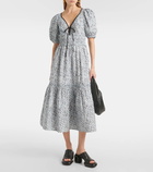 Ganni Cotton midi dress