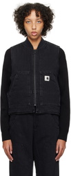 Carhartt Work In Progress Black Ace Denim Vest
