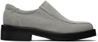 Soulland Gray Moog Suede Loafers