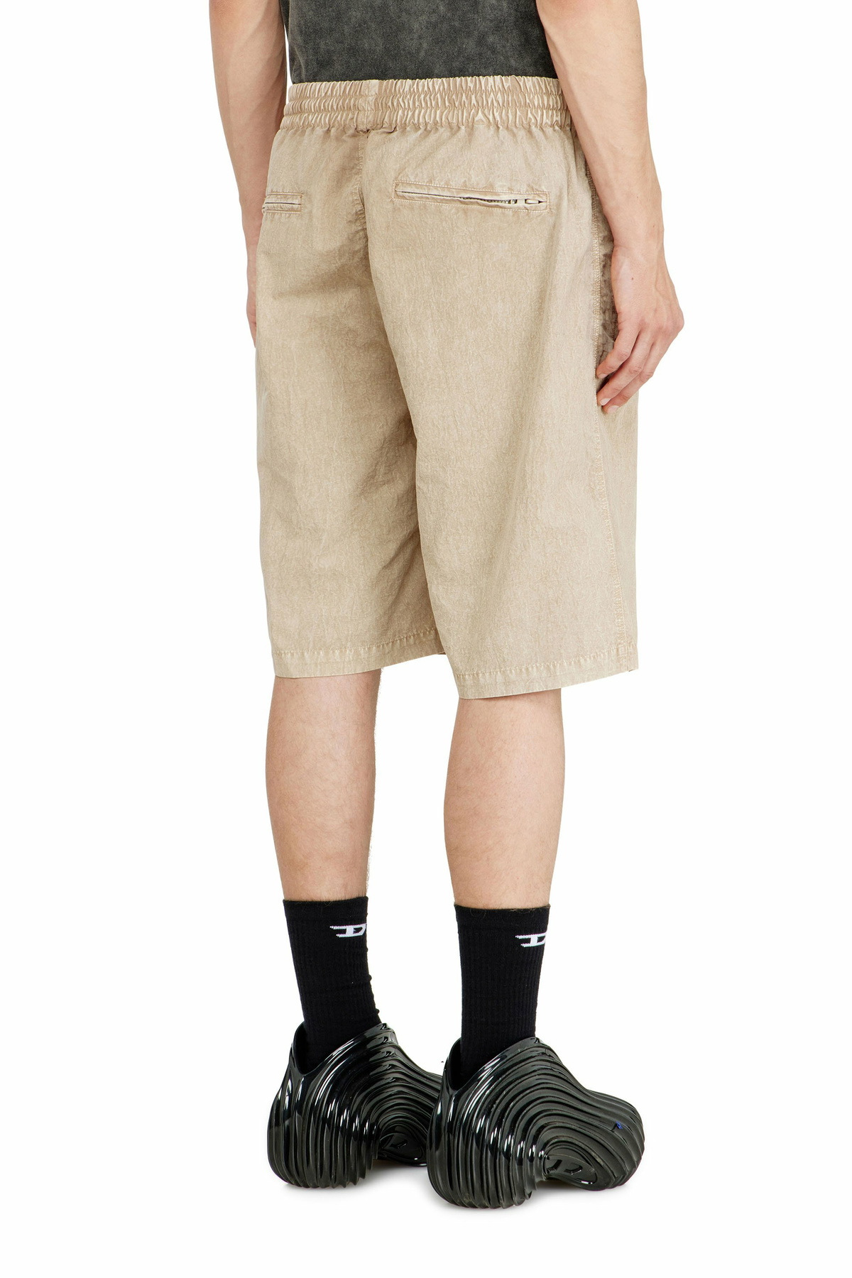 Diesel Treated nylon shorts - Shorts - Man -