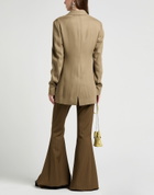 Acne Studios Womens Blazer Military in Green