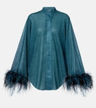 Oséree Lumière Plumage shirt