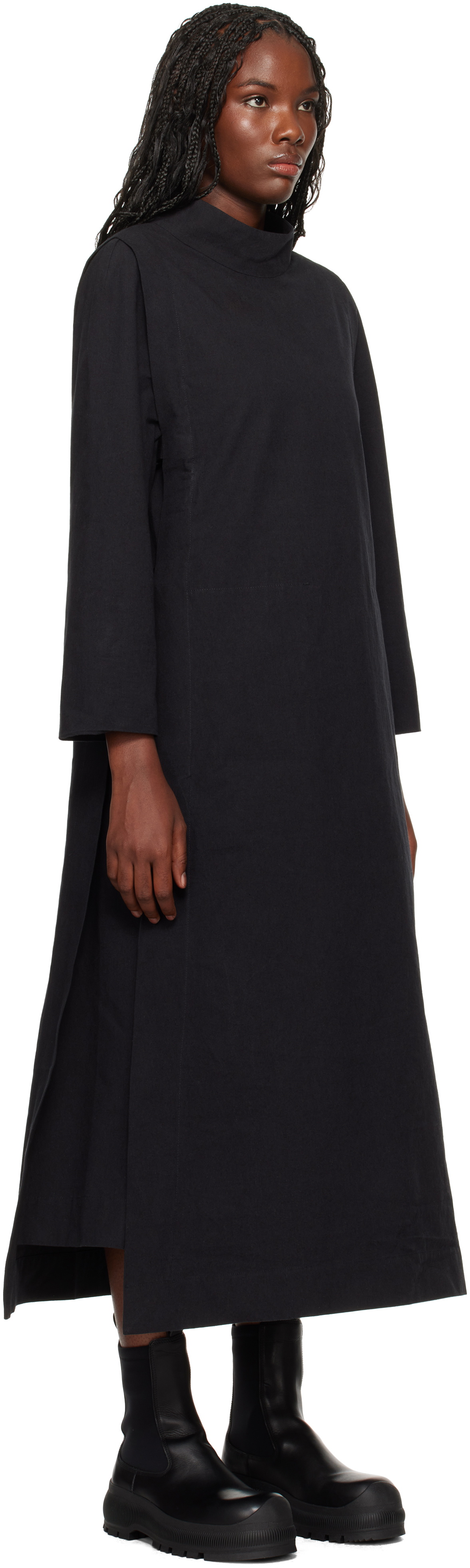 Toogood Black 'The Scuba Diver' Midi Dress