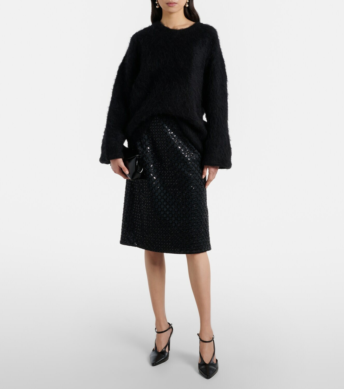 Dorothee Schumacher Sparkling Statement sequined midi skirt