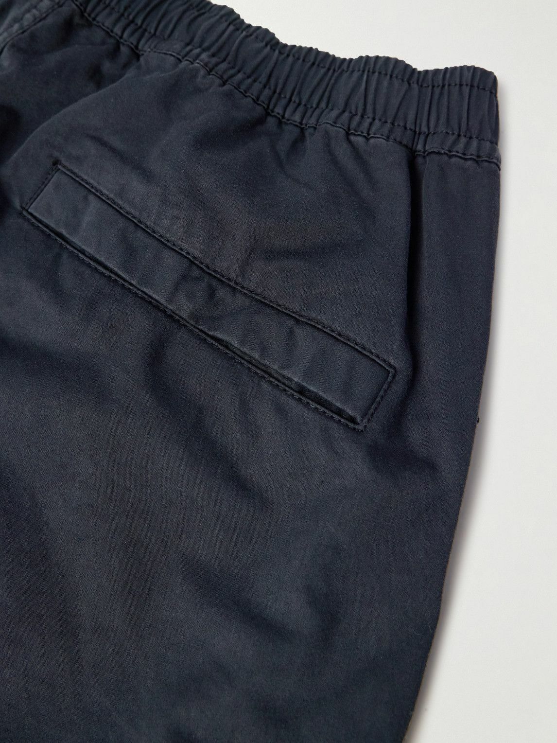 Stone Island - Tapered Cotton-Blend Trousers - Blue
